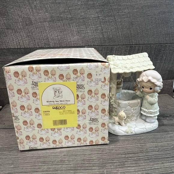 Precious Moments WISHING YOU WERE HERE Musical When You Wish Upon A Star 526916 - Picture 8 of 10